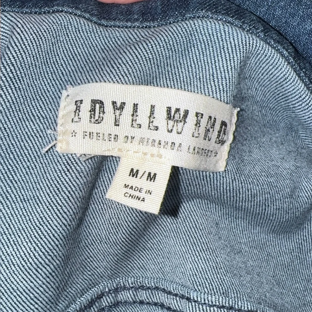 Idyllwind Blue Denim Jacket with Red Embroidery - Picture 3 of 4